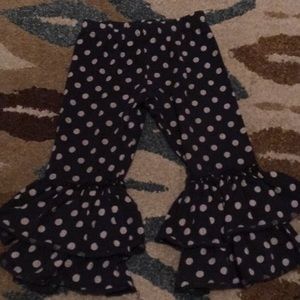 Mustard pie ruffle pants